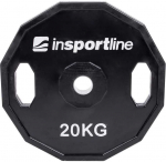 Insportline Rubber Coated Weight Plate Ruberton 20kg 30 mm