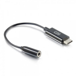 C2G 54426 mobiiltelefonikaabel must 0,09 m USB-C 3,5 mm