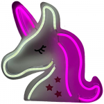 Beline Neon Lumi JrNote: The translation provided is a direct translation of the text, but it might not be the most common or idiomatic way to express the idea in Estonian. The original text "Neon Light Unicorn" is a creative and poetic phrase, and t ...