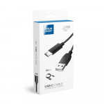 USB kaabel USB A USB C Sinine Tht Lite 3A 1,2 m must
