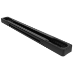 RAM Mounts UNPKD 5"" BLACK EXTRUDED ALUM TRACK W/ END CAPS