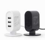 EnerGenie USB toaadapter must/valge sekoitus
