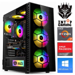INTOP Ryzen 7 5700X 16GB 500SSD M.2 NVME RX9060XT 16GB WIN11Pro