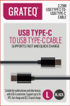 GRATEQ 85062QC USB kabel USB 2.0 2,25 m USB C Must
