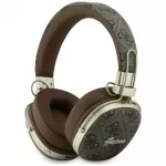 GUESS Headfonid Bluetooth ENC metallist 4G-skriptiga logo pruun