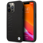 BMW Etui BMHMP14LSLLBK iPhone 14 Pro 6,1" must/must kare kvakorpuse Magsafe imemismagnetiga koopia logoga