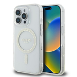 GUESS GUHMP16LHFGERET iPhone 16 Pro 6,3" lbipaistev/lbivalgustav kva mbris IML Glitter Circle MagSafe