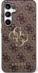 GUESS mbris SAMSUNG S25 FE jaoks GUHCS25FE4GMGGR (nahkvast 4G metalllogo) must