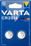Varta CR2016 aku, 3 V, 2 tk, liitium (6016101402)