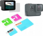 Xrec 2in1 Set Lens Cover + LCD Screen For Gopro Hero 7 6 5 Black