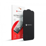 Kvast klaasist iPhone'ile 12 / 12 PRO Forcell Ultra Clear Glass must