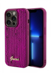 GUESS Kvakate Script Logo Magenta, iPhone 14 Pro Max, GUHCP14XPSFDGSF