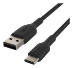 BELKIN CAB002BT3MBK USB-juhe 3 m USB A USB C Must