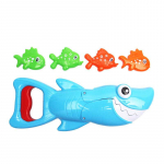 LEAN Toys Bathing Game Set Shark Fish Hunter Blue