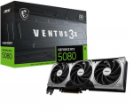 MSI VENTUS GeForce RTX 5080 16G 3X OC NVIDIA GeForce RTX 5080 16 GB GDDR7