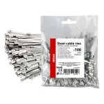 Amio Roomahenduse metallist klambrid 4,6x100mm 100 tk. -04319