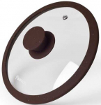Fissman 9967 Arcades Glass Lid 20 cm Dark Brown