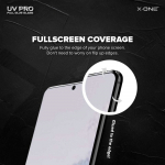 UV PRO Tempered Glass X-ONE - for Samsung Galaxy S21 Ultra (case friendly) - working fingerprint sensor