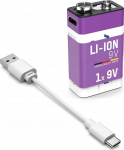 Ansmann 1315-0005 Li-Ion 9V E-Blokk tp 400 1tk