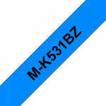 BROTHER Tekst: MK531BZ 12mmx8m sinine/musta kassett