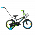 Children's bicycle TABOU Rocket Alu, 18" black-blue
