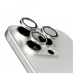 PanzerGlass Hoops Titanium Kaamerakaitse iPhone'ile 15 Pro | 15 Pro Max Valge