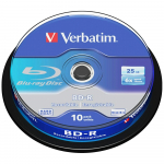 Verbatim Sinimaskid 25GB 6X BD-R SL 10 tk valge 43742