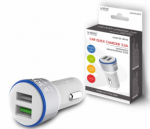 Savio Lahutuslaadur Car Quick Charge Charger LED Diod Vrviline