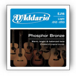 D''Addario DAddario EJ16 eelviisalistrummid Akustiline 6 tk Terasmantel