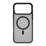 FoneKit MagSafe Soft Touch kaitsekarp, iPhone 18 Pro Max / 17 Pro Max, must/hall (6438148068288)