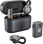 Hollyland LARK M2S Mini Combo langaton lavalier-mikrofoni, thtiharmaa (6302 MINI COMBO)