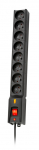 Lestar LXA 816 G-A K must 8 pistikupesad 230 V 5 m