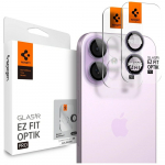 Spigen Optik Pro Glas. TR "EZ FIT" iPhone 17 / 16 / 16 Plus magenta kamera kaitse 2tk