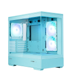 ZALMAN P30 V2, mATX Mini Tower arvutikorpus, 3 x 120mm ARGB ventilaatorit, Mint