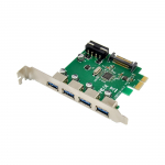 MicroConnect 4 port USB 3.0 PCIe card Main chip : VL805 4 external