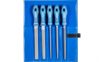 PFERD Machinists file set WR 5-piece in plastic pouch 200mm cut 3 for precision processing and finishing