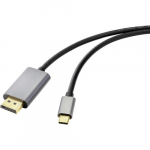 Renkforce RF-4600984 videokaabeladapter 1 m DisplayPort USB C must