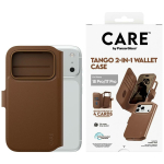 PanzerGlass Etui CARE by Tango 2-hes Rahakaps CASE MagSafe iPhone 18 Pro / 17 Pro jaoks pruun