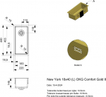 Reginox New York 18x40 (L) OKG Comfort Gold II