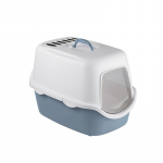 Cat toilet closed Cathy Filter 56x40x40cm white|blue