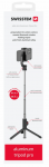 SWISSTEN Swissten Bluetooth Selfie Stick Aluminum Tripod For Mobile Phones and GoPro With Remote Control