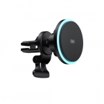 HAVIT W3032 3-in-1 autolaadija, traadita, must