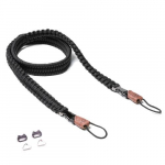 C-ROPE Kameragurt Traveler Paracord 100cm Silent Black retselli
