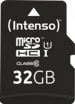 Intenso SD MicroSD-kart 32GB, SD-HC, UHS-I, mgiversioon