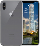 Wave silikoonist kate iPhone X / Xs, lbipaistev (-SILICON-IPX-T)