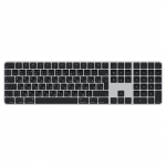 Apple MMMR3RS/A Magic Keyboard with Touch ID Standard, Wireless, Numeric keypad, ENG-RUS, Black