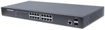 Intellinet 561198 Gigabaid 16x RJ45 PoE+, 2x slot SFP Combo