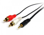 StarTech.com 3 ft Stereo Audio Kabel - 3.5mm Meelelisele 2x RCA Meelelisele
