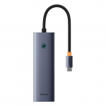 Baseus ULTRAJOY 7 IN 1 MULTIFUNKTSIONAALINE HUB-ADAPTOR - RUUDU HALLISINI LAPTOP DOCK / PORTI REPLIKAATOR Wired E-Port