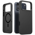 Araree Etui Typo Skin M MagSafe iPhone'ile 17 Pro Max, must